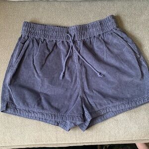 EUC Faherty Cord Shorts Navy Blue Size M